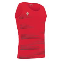 Dorian Singlet RED/BLK XS Løpesinglet for herre