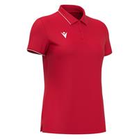 Melody polo RED/WHT XS Poloskjorte - Dame
