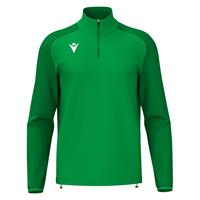 Isen Training 1/4 Zip Top GRN S Teknisk treningsgenser - Unisex