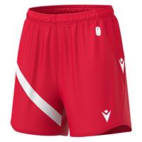BANSHEE ECO shorts W RED/WHT S Teknisk kamp og treningsshorts - Dame