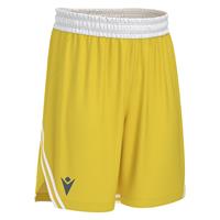 Kansas Basket Eco Shorts YEL/WHT XS Teknisk basketshorts - Unisex